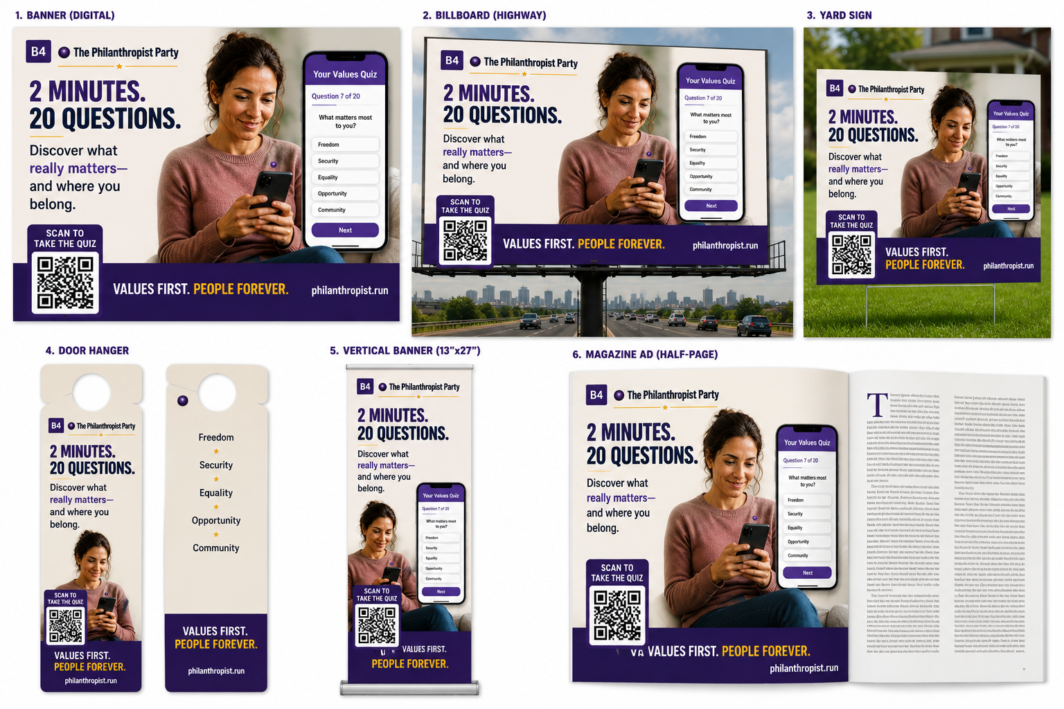 B4 Mobile Quiz Concept